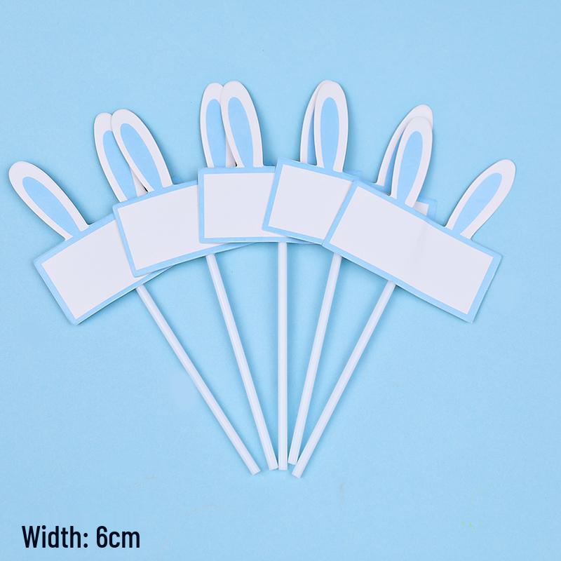 Writable Cloud Topper Greeting Card for Cake Decoration - Birthday & Dessert Table Accessory