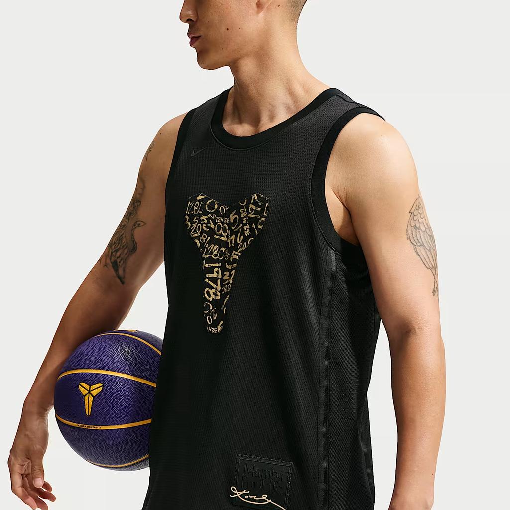 Nike Kobe Solid Color Letter Sleeveless Pullover Basketball Jersey Men jersey IF4978-010