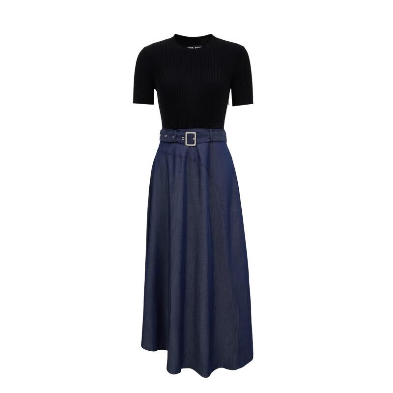 Veromoda 2025 Autumn Lyocell Blend Asymmetric Hem Dress