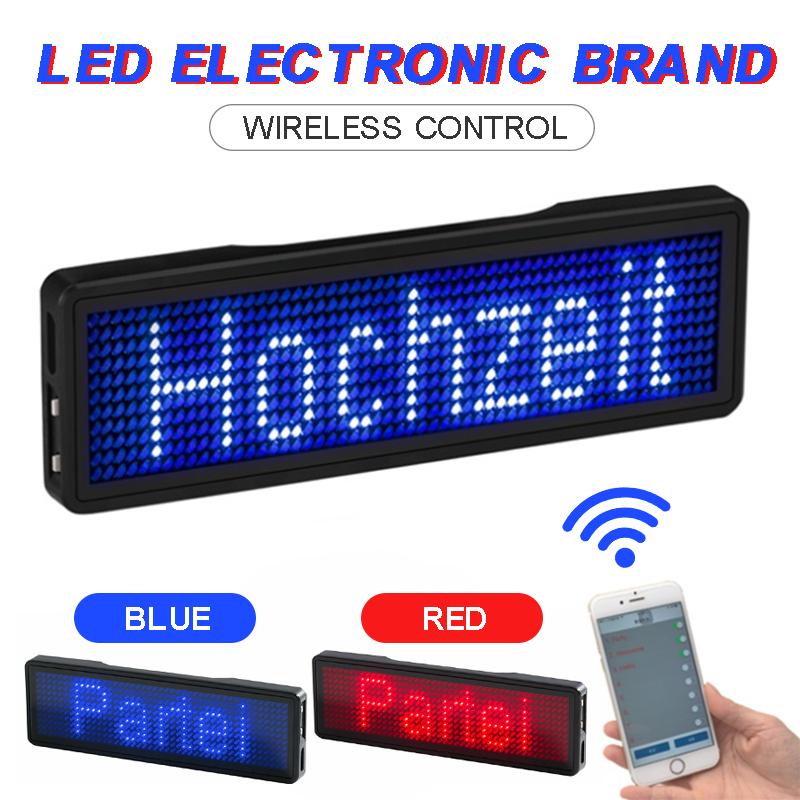 

Программируемый цифровой светодиодный индикатор PDTO Bluetooth с прокруткой имени, сообщения, метки, значка, знака