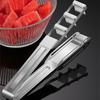 Ergonomic Kitchen Tool For Precise Watermelon Cantaloupe Slicing Stainless Steel Fruit Cutter Efficient Kitchen Gadget