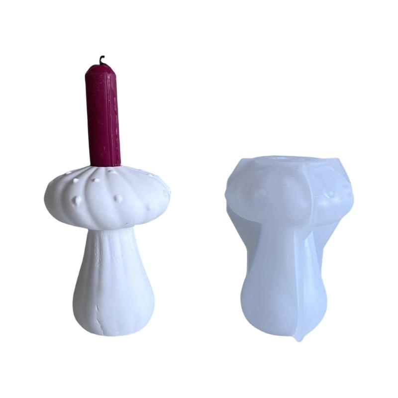 Vasi Fioriera a Fungo Pratici Stampo Robusto in Silicone Materiali per Artigianato in Cemento e Gesso per Giardino e Decorazione da Interno
