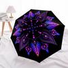 1pc Mandala Automatic Umbrella | Portable Foldable 8-Rib Manual Open, Cute Birthday & Holiday Gift for Outdoor yy260107115