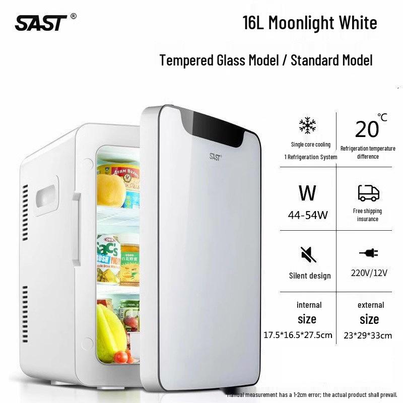 SAST8L Portable Dual-Use Mini Fridge for
