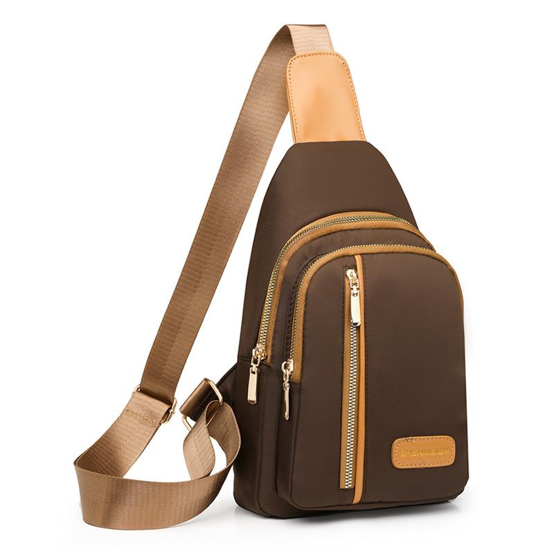 Chest Bag Women's Lightweight Sports Shoulder Bag Crossbody Bag