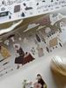 Light Retro Salt Style Journal Washi Tape - 'Field Afternoon Tea' PET Design