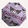 Kuromi,Halloween Automatic Folding Umbrella-Simple 8-Rib Design, Bright Cartoon Pattern, Durable Iron Frame, Suitable For Travel, Outdoor, B