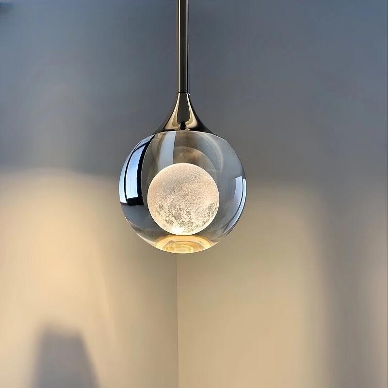 Crystal Moon Pendant Light