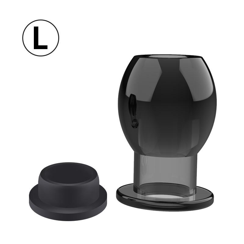 Hollow Anal Plug Anal Extender Dilator Butt Plug Peep Vagina and Aual Enema Sex Toys for Men Gay Sex Products Plug with