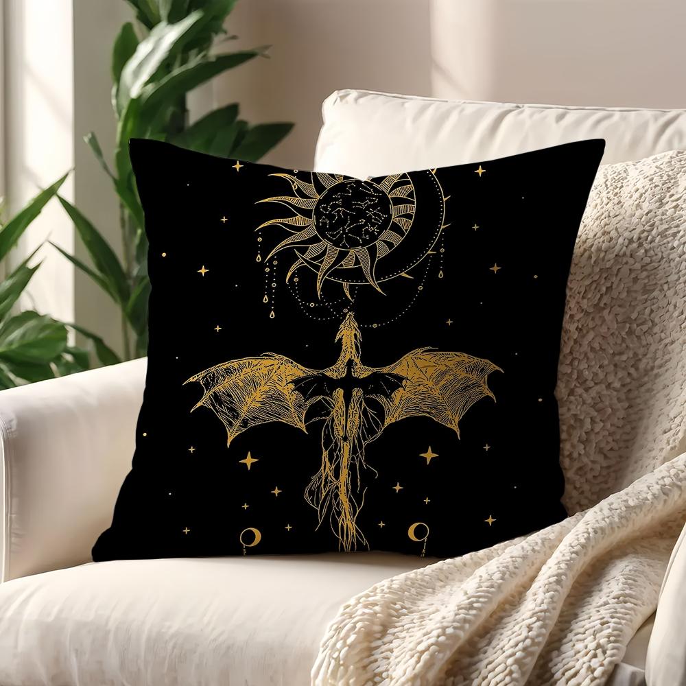 Books F-Fourth Wing Iron F-Flame Funny Cushion Cover Pillow Cover Decoration Room Home Sofa Living Office Car Nordic Simplicity