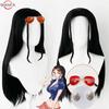 Perucă Cosplay Nico Robin de Înaltă Calitate Perucă Miss Allsunday Peruci Nico Păr Sintetic Rezistent la Căldură Negru Lung Peruci Cosplay Personaj Anime +