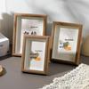 Wooden Photo Frame: Wall, Desktop, Calligraphy & Painting, 3D Design, Sizes 5-10 Inch