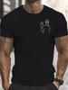 Classic Father-Son Graphic T-Shirt for Men - a Creative Gift for Father'S Day, F