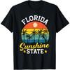 Summer Beach Lover Florida Sunshine State T-Shirt for Men Women Girls Kids