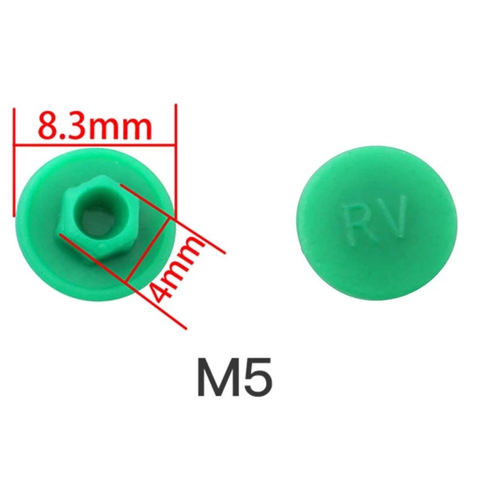 M5 Screw Bicycle Stem Protective Screw Caps Hexagon Bolt Cover Bike Headset Stem Hexagon Screws Cap