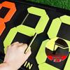 Manual Flip Football Substitution Board