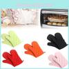 Verdickte Mikrowellenhandschuhe Backofen Spezial Hitzebeständig Rutschfest Hochtemperatur Beständig Küchenhandschuhe
