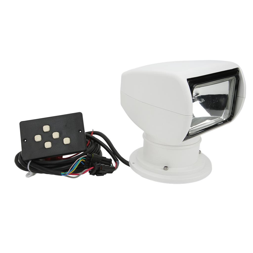 Remote Control Searchlight 360 Degree Rotating IP67 Waterproof 100W for Yacht Truck Car Marine