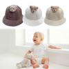 Children Bucket Hat Windproof Spring Hat Sun Protective Infant Fisherman Hat Skin Friendly Toddler Visor-Hat Camping Hat  off white