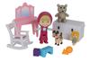 Masha and the Bear Playset - Masha's House - Includes 1 Masha Figure
