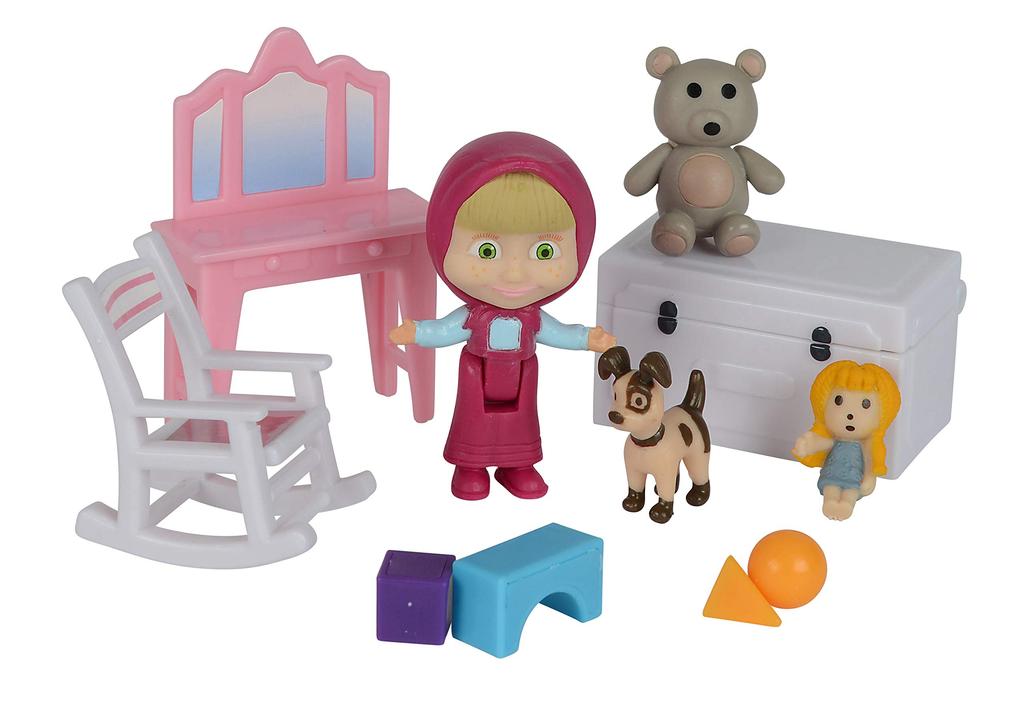 Masha and the Bear Playset - Masha's House - Includes 1 Masha Figure