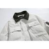 UNDREST Men's Winter Patchwork Down Jacket - Warm, Loose Fit with Lapel Design YR10