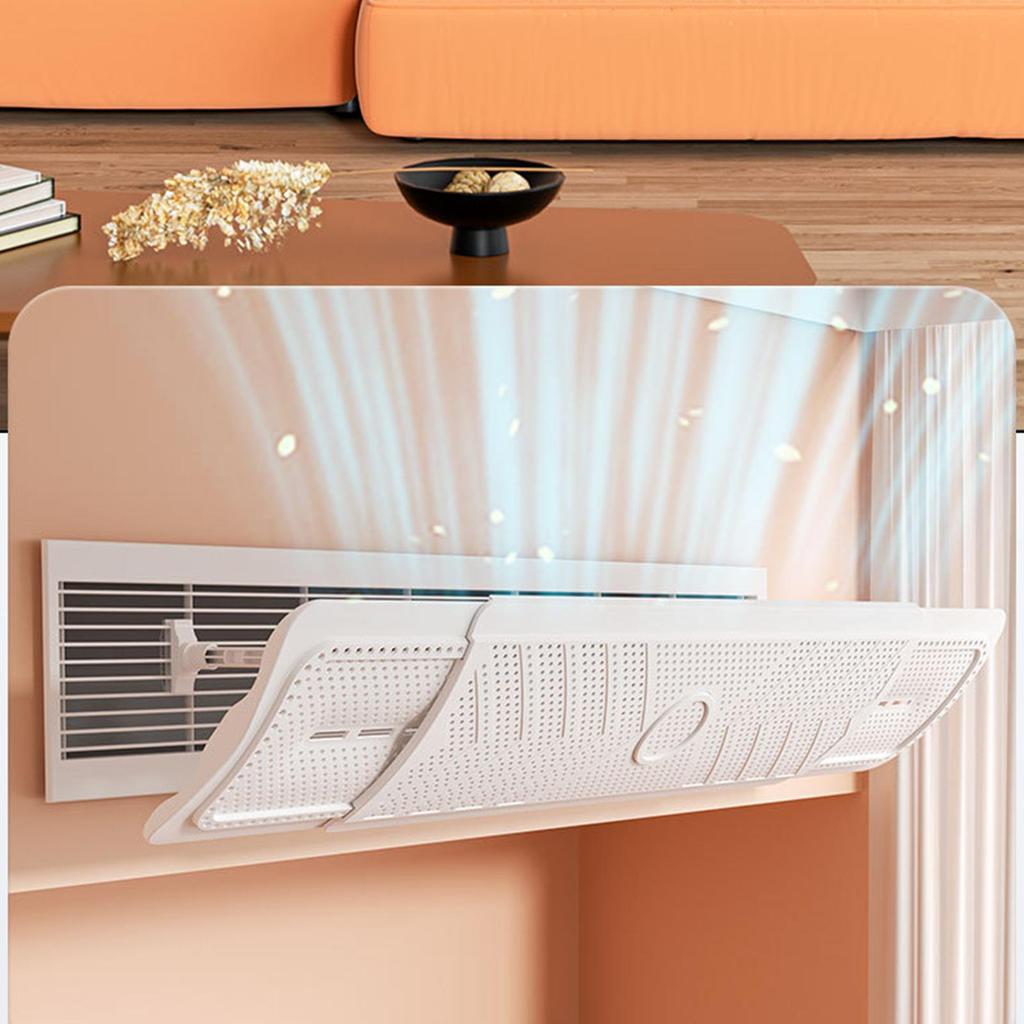 Air Conditioner Vent Deflector Home AC Window Baffle Adjustable Deflector Cover Redirector For Bedroom Sidewall Ceiling