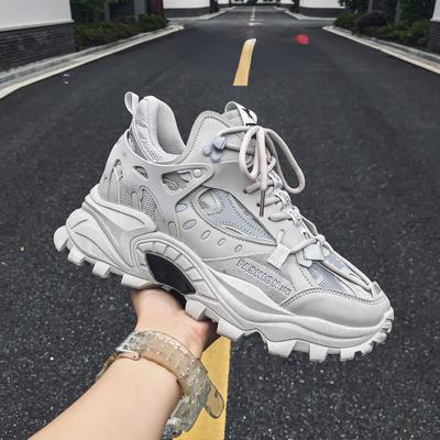 Shoes for Men Vulcanized Shoes Platform Breathable Sneakers Autumn Black Running Footwear Male High Fashion Zapatos Hombre