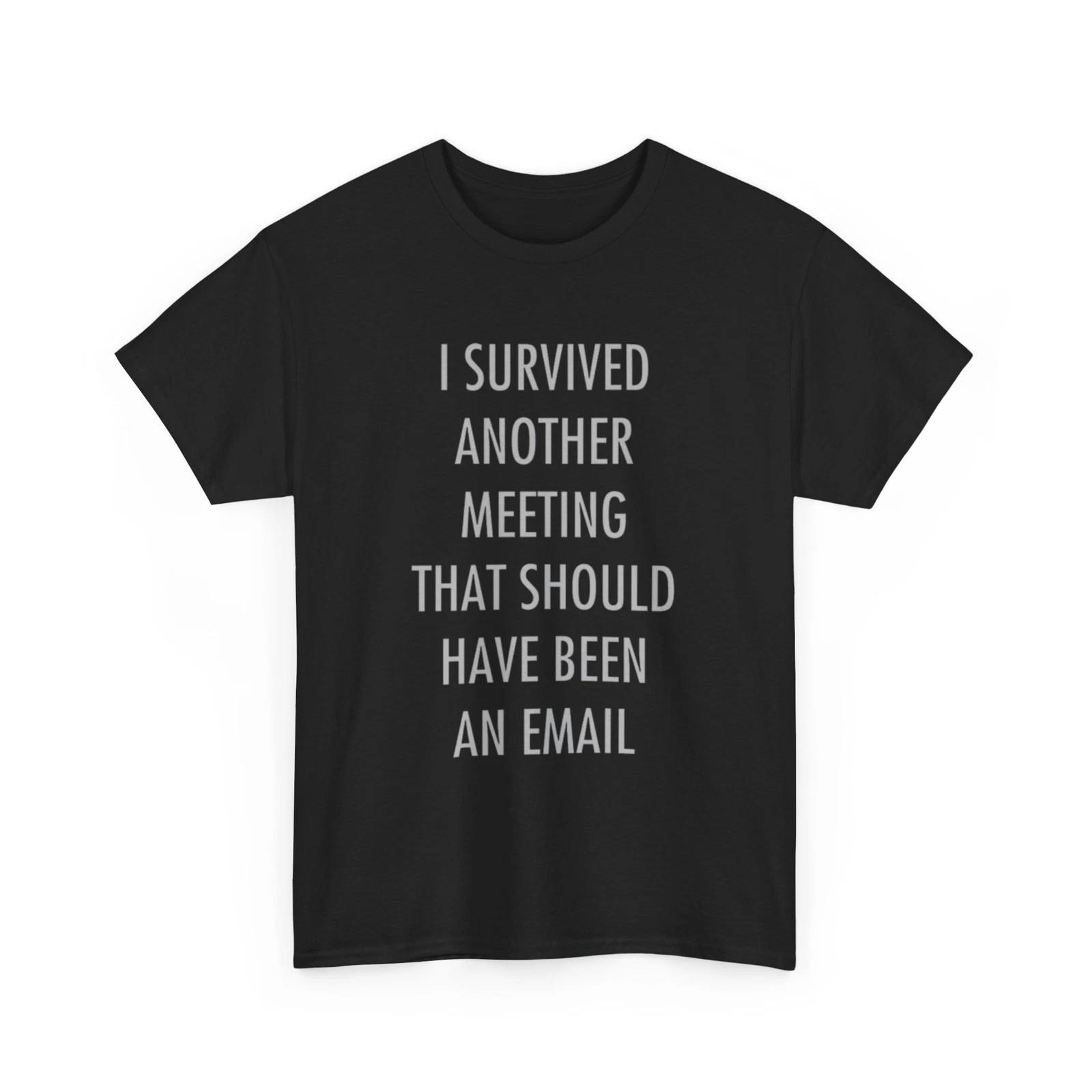 I Survived Another Meeting That Should Have Been An Email T-Shirt 3XL