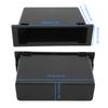 Car Radio Storage Case Dash Radio  Car Stereo Audio Radio Storage Box 1Din Dashboard Organizer Black Replacement for