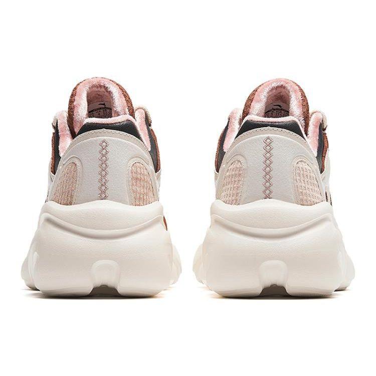 Anta Meow Meow Shoes Comfortable Durable Low Top Casual Shoes Women sneaker Brown 122348886-5