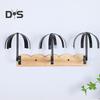 Wall Mounted Wig Hanger Rack Wooden Storage Organizer Strong Load-bearing Simple Installation Wig Display Holder