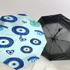 1PC evil eye hamsa Umbrella-8-Rib Reinforced, Automatic Open, Lightweight & Durable, Fashion Accessory for Outdoor, J0328