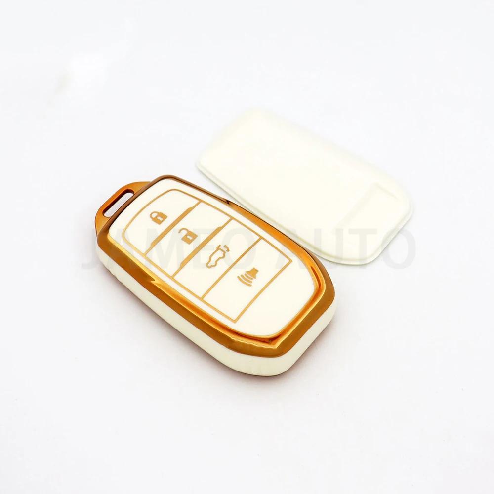 Tpu Car Key Fob Cover Case For Toyota Tacoma Fortuner Corolla Venza Grand Highlander Rav4 Xse Prime Land Cruiser Hilux Key Chain