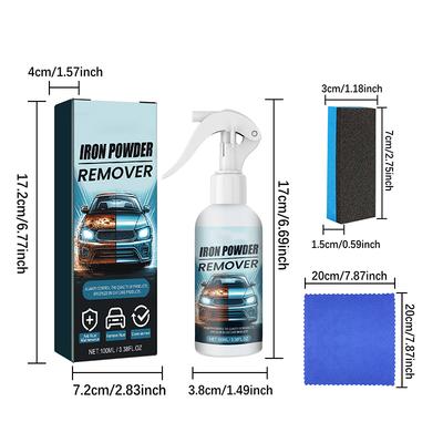2026 Car All-Purpose Rust Remover Spray 100ML, Fast-Acting Iron Oxidation Eliminator Restores Shine, Safe On Car Paint Surfaces