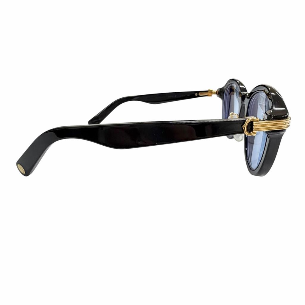Very Good Cartier Sunglasses Premier De Cartier Boston Black Mens CT0395SA Used