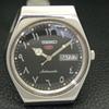 AUTOMATIC VINTAGE SEIKO 5 JAPAN 6309A MENS ARABIC BLACK DIAL WATCH a702659-1 R209-a702659