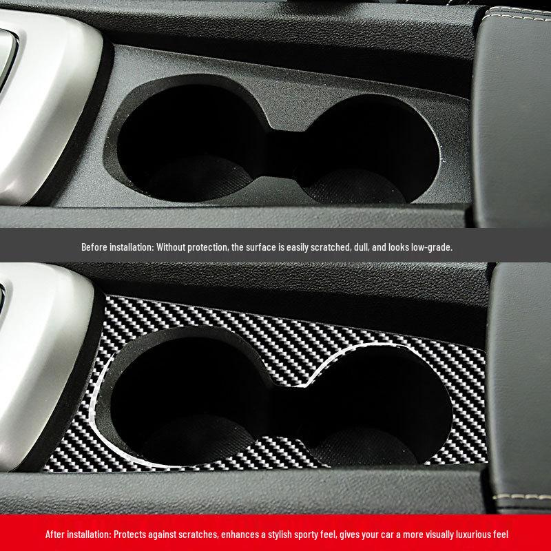 Chevrolet Camaro 10-15 Carbon Fiber Cup Holder Trim Sticker