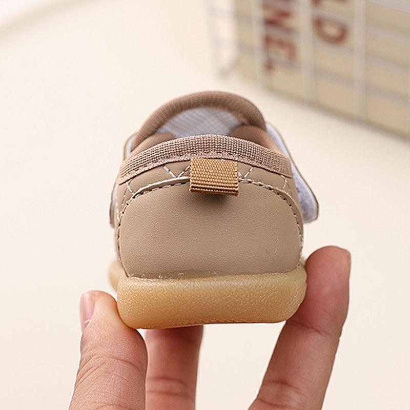 Spring/Autumn Style Baby Shoes 0-1-2 Years Old, Children's Soft-Soled Single Shoes, Infant Soft-Soled Walking Shoes.