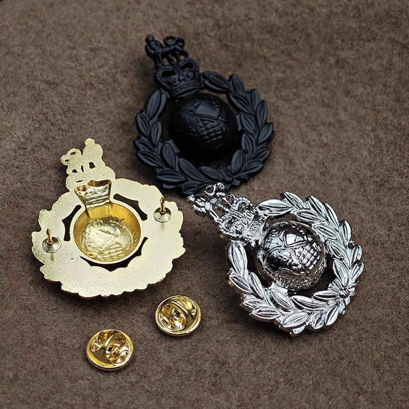 Royal British Marine Corps Hat Beret Hat Emblem Shoulder Badge Military Fan Metal Badge Qualification Badge Skills Badge