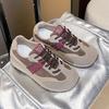 JCF220 new 2025 summer and autumn casual breathable sports shoes color matching platform women's shoes round head Korean version increases height