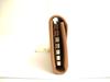 Authentic BALENCIAGA Paper Beige Leather Silver H/W 6 Pics Key Chain #b046 Open box
