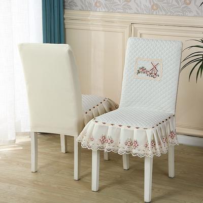 Chair Cover Latest Style Full-inclusive Backrest Integrated Stool Cover Four-season Universal Chair Back Cover Premium High-end Dining Chair Cover