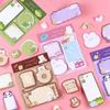 Office School Supplies Cute Style Note Ins High Girl Heart Animal Panda Bread Bear N Times Sticker Can Be Pasted Paper Kawai