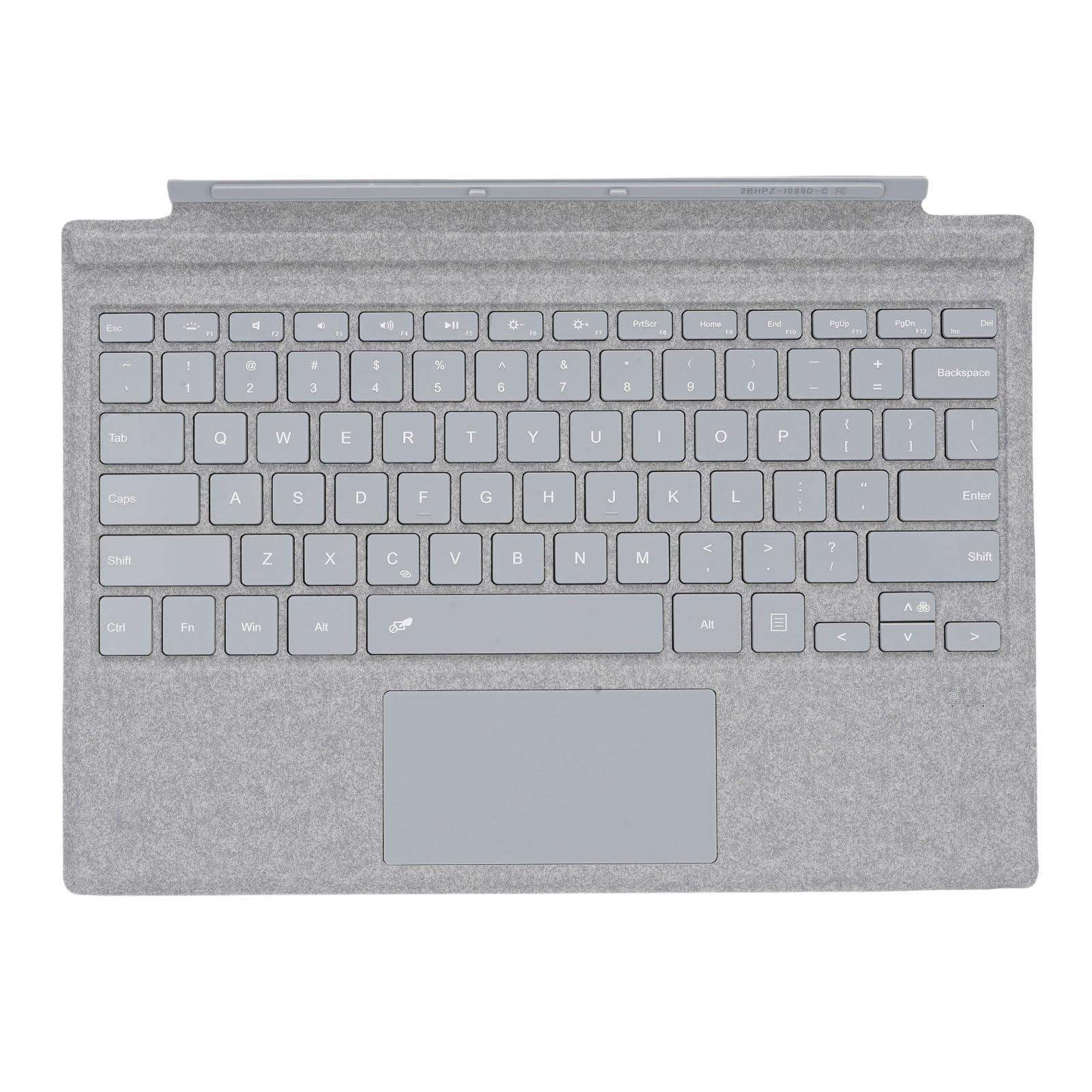 

Wireless Keyboard Fit for Surface Pro 3 4 5 6 7 7+ Laptop Bluetooth Keyboard with Touchpad 7 Color Backlit серый