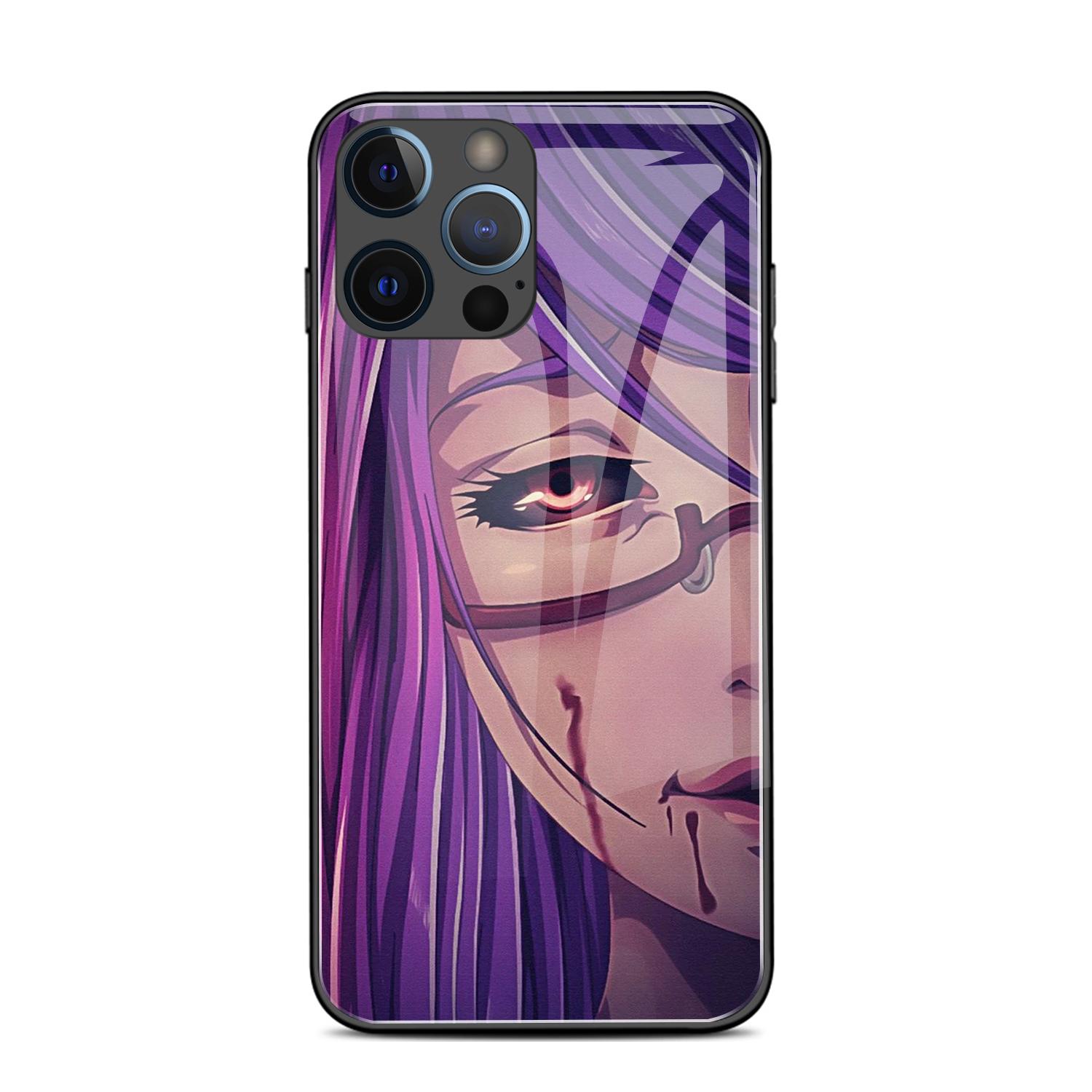 

Для Iphone 6s 7 8 14 Plus X Xs Max Xr 11 12 13 14 Pro Max Se Tokyo Ghouls Закаленное стекло задняя крышка защитный чехол для мобильного телефона 11 pro max&Glass case