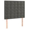 VidaXL Headboard Bedroom Furniture Bed Accessories Single Bed Heads Bed Frame Interiors Dark Grey 3116797
