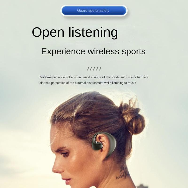 La nuova fascia per cuffie Bluetooth è vera, wireless, senza auricolari per la corsa sportiva, resistenza, resistenza senza dolore senza dolore
