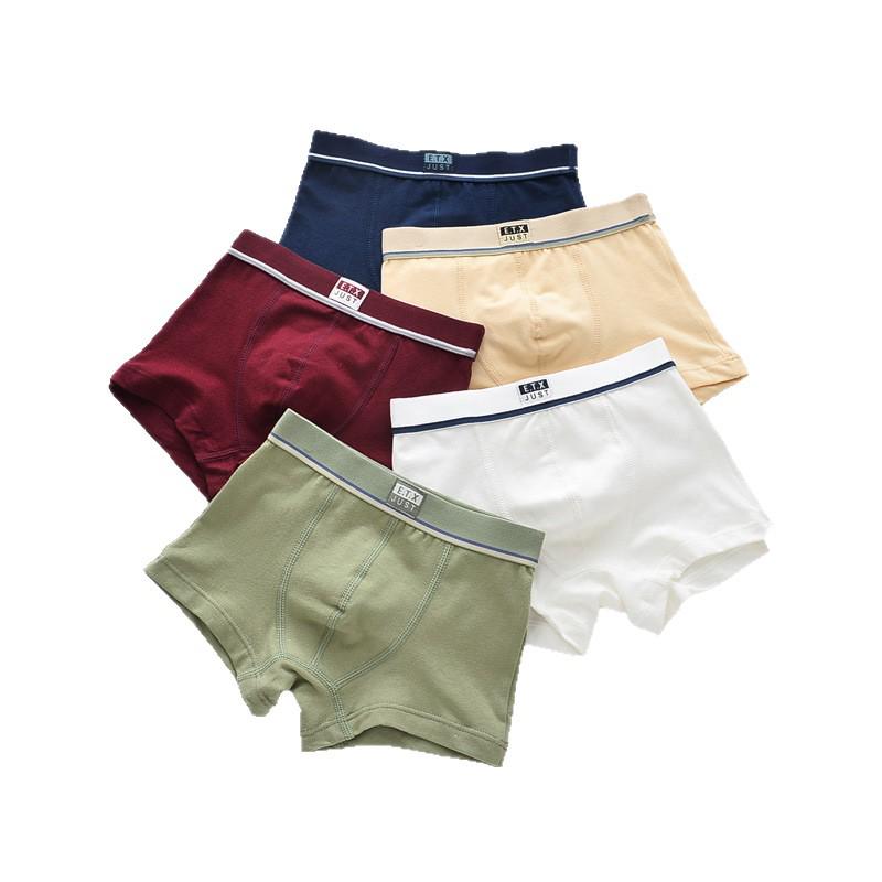 ETX Boys' Cotton Boxer Briefs - Mid-Waist Underwear for Children and Teens