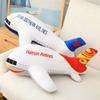 Simulation aviation aircraft throw pillow plush toy China Hainan Airlines aircraft doll sleeping doll